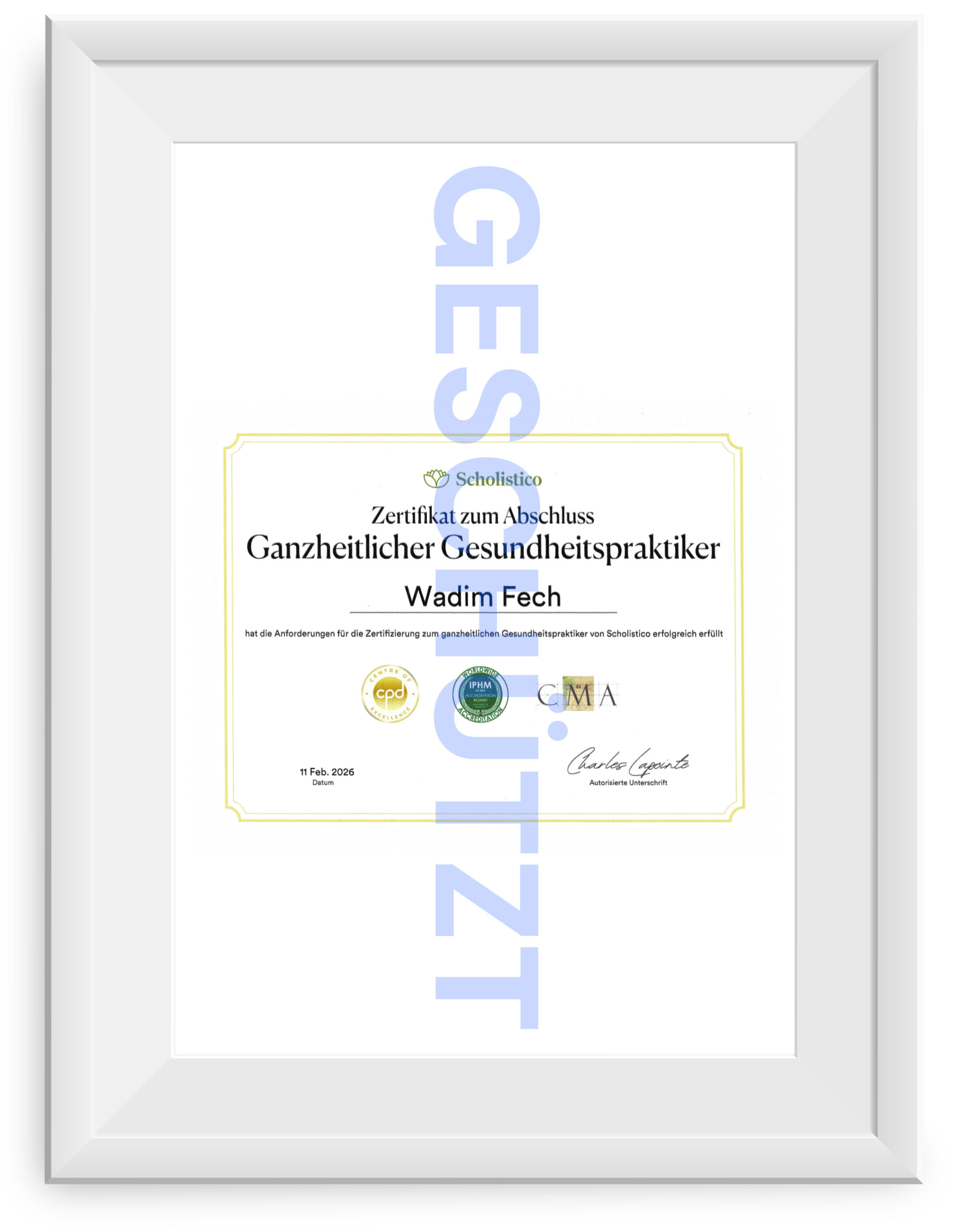 Ganzheitlicher Gesundheitspraktiker